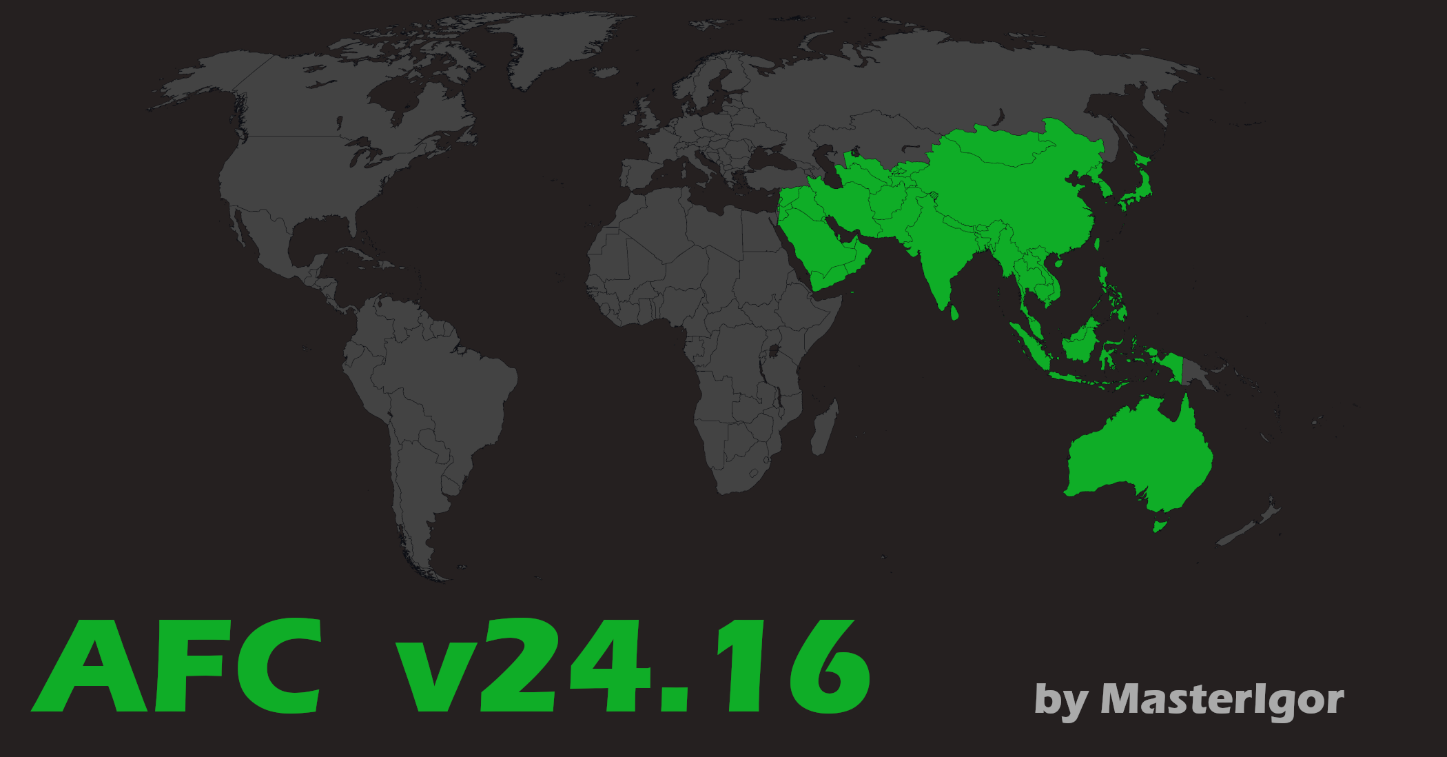 AFC Leagues for FM24 by MasterIgor v24.16 (with Coefficients)