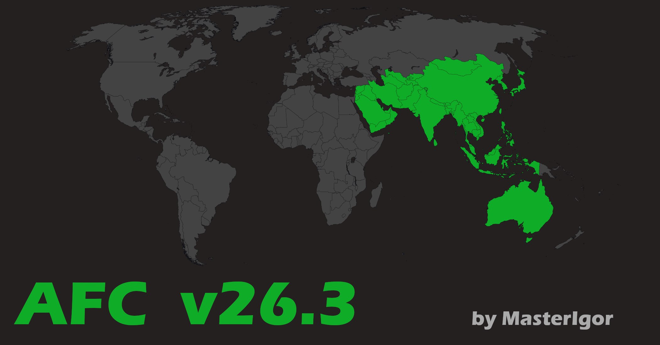 AFC Leagues for FM26 by MasterIgor v26.3 (men only)
