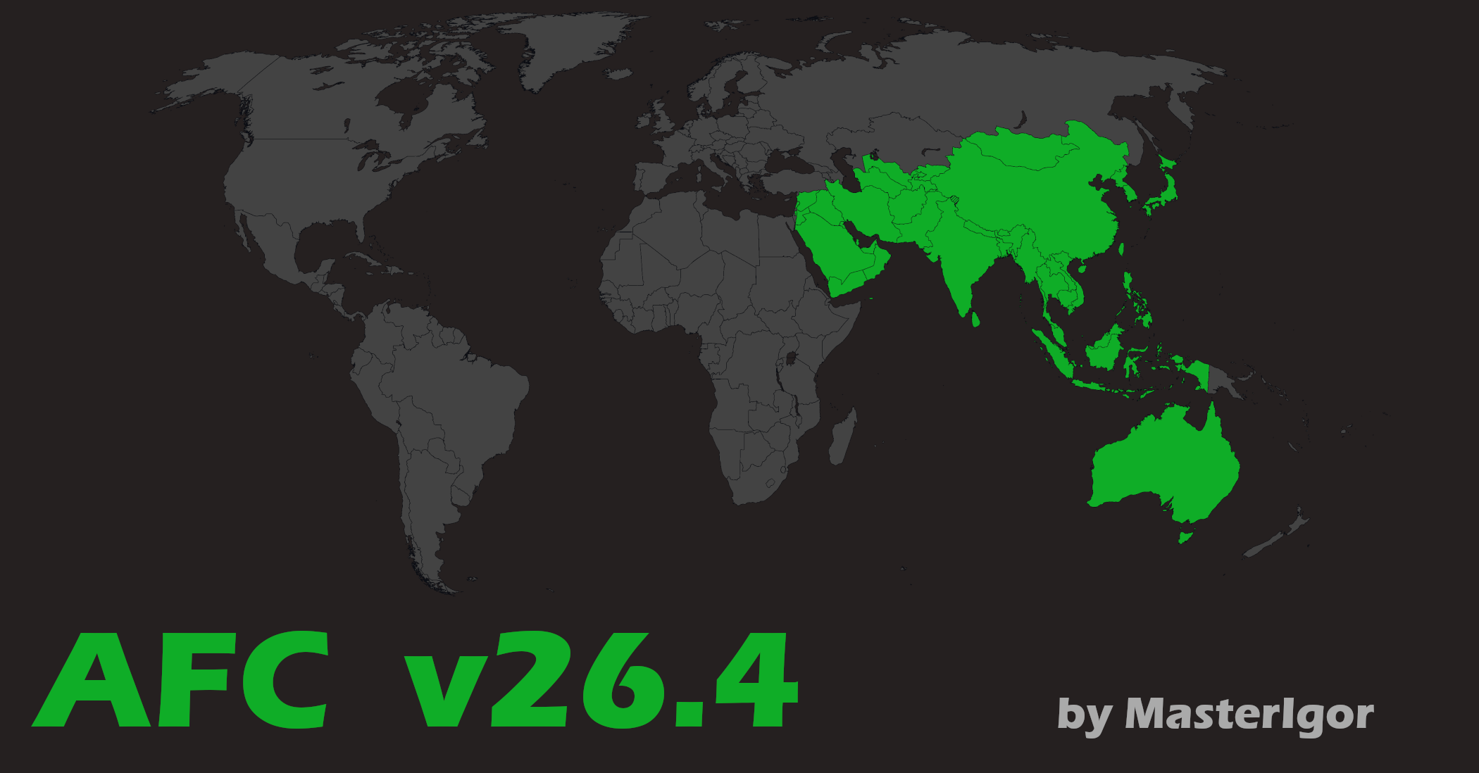 AFC Leagues for FM26 by MasterIgor v26.4 (men only)