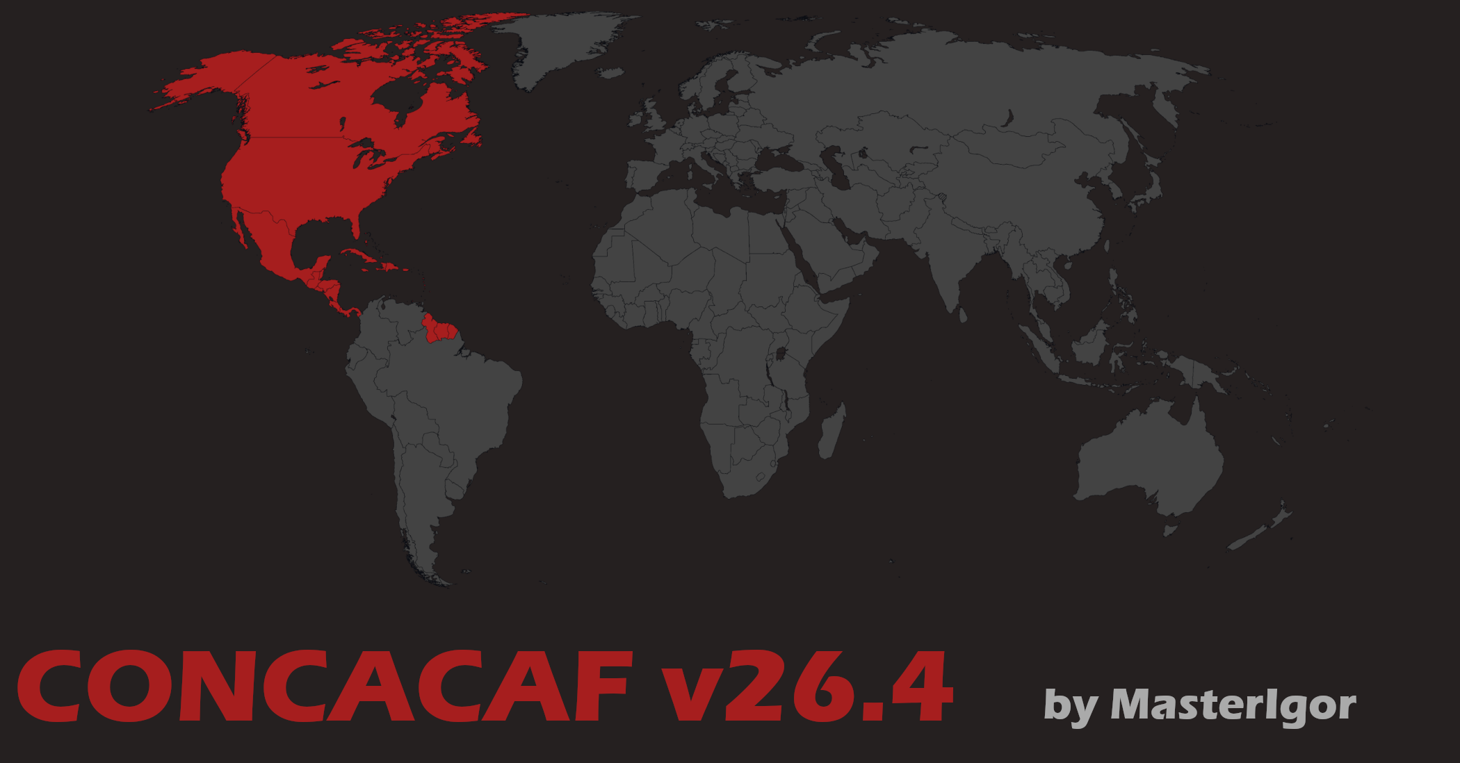CONCACAF Leagues for FM26 by MasterIgor v26.4 (men only)