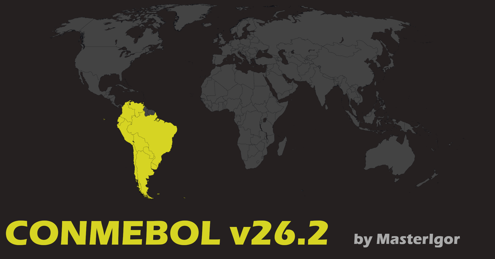 CONMEBOL Leagues for FM26 by MasterIgor v26.2 (men only)